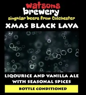 Watsons Brewery Xmas Black Lava