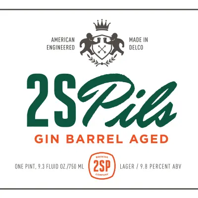 2SP Brewing Company Gin Barrel Pils