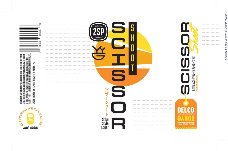 2SP Brewing Company Scissors Shoot!