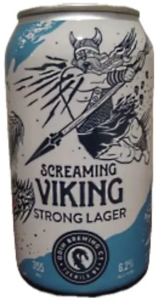 Odin Brewing Company Screaming Viking Strong Lager
