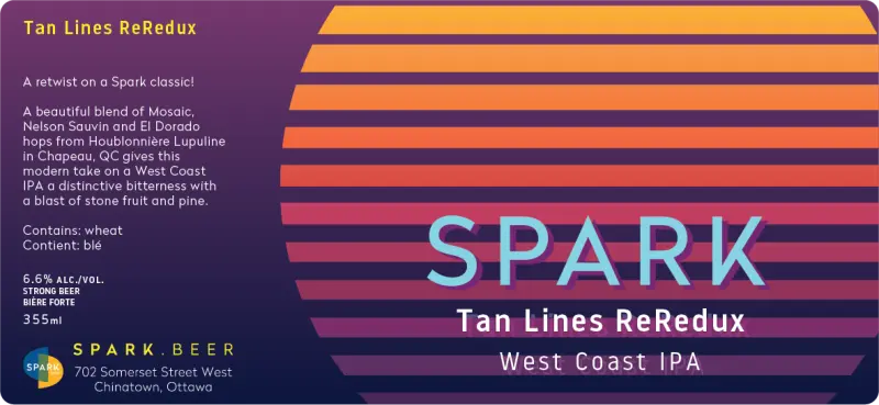 Spark Beer Tan Lines Reredux