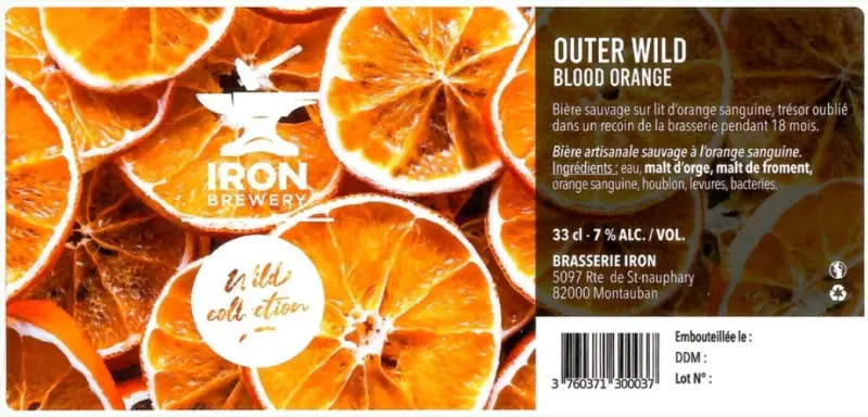 Iron Brewery Outer Wild Blood Orange