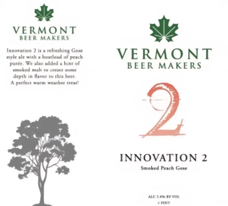 Vermont Beer Makers Innovation 2 Smoke Peach Sour