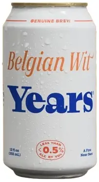 Years Brewing Belgian Wit