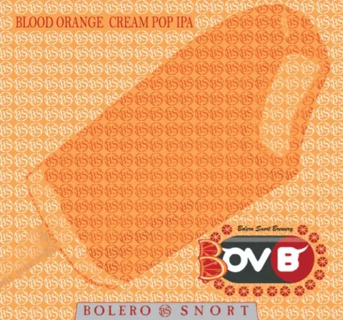 Bolero Snort Brewery Blood Orange Cream Pop IPA