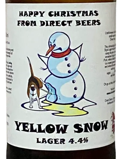 Direct Beers Yellow Snow