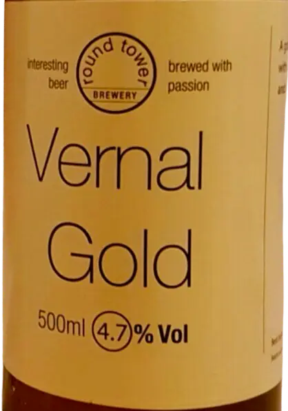Round Tower Brewery Vernal Gold