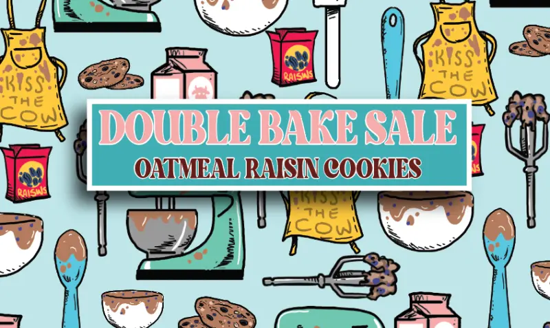 Bolero Snort Brewery Double Bake Sale: Oatmeal Raisin Cookies