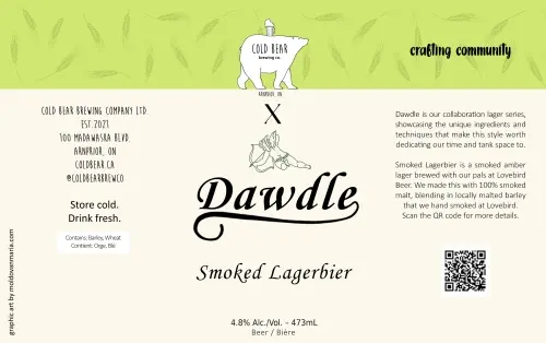 Cold Bear Brewing Company Dawdle Smoked Lagerbier