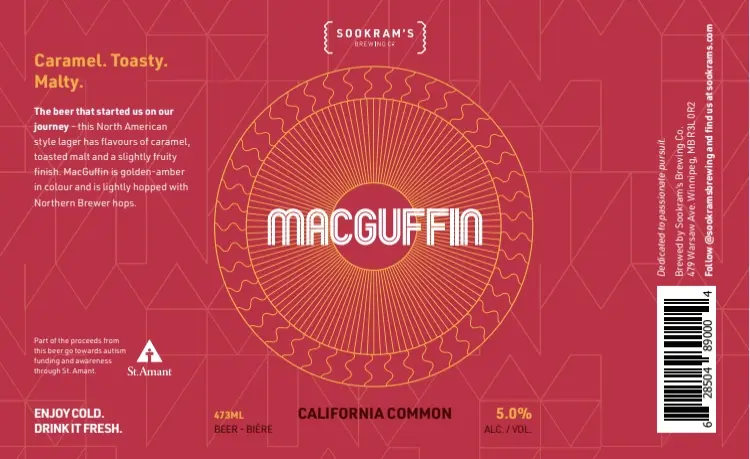 Sookram's Brewing Company Macguffin
