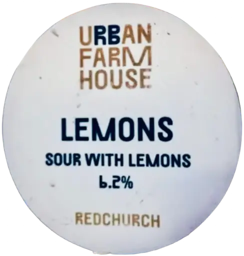 Redchurch Brewery Urban Farmhouse Lemons