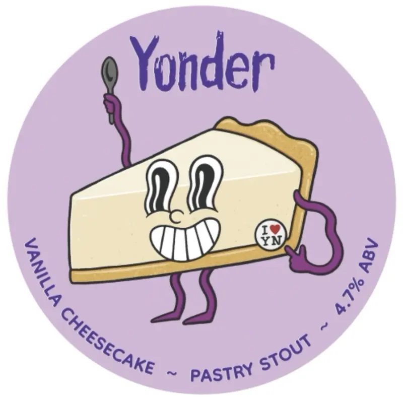 Yonder Brewing and Blending Vanilla Cheesecake