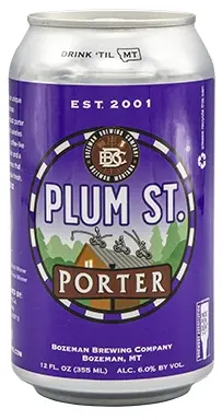 Bozeman Brewing Company Plum St. Porter