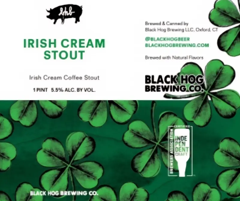 Black Hog Brewing Irish Cream Stout
