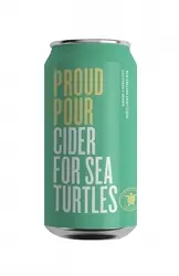 Proud Pour Cider for Sea Turtles