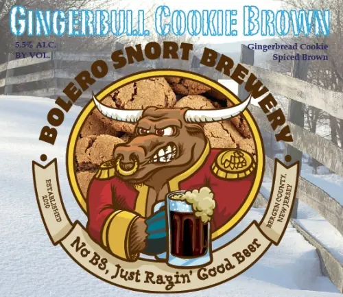 Bolero Snort Brewery Gingerbull Cookie Brown Ale