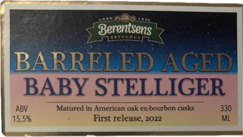 Berentsens Brygghus Baby Stelliger - Barreled Aged
