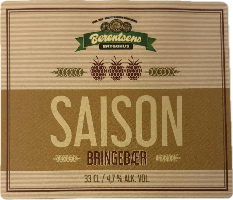 Berentsens Brygghus Saison Bringebær