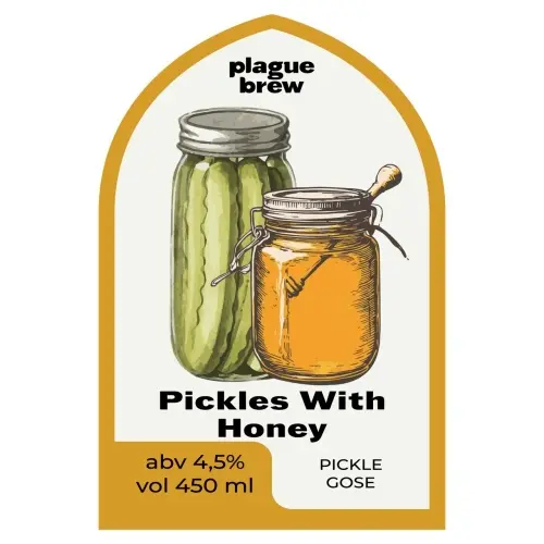 Plague Brew Pickles With Honey