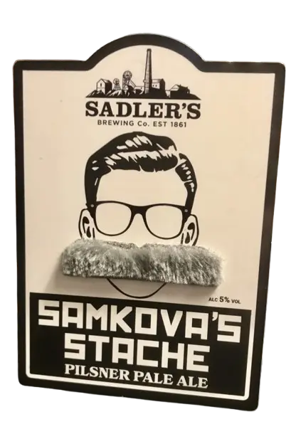 Sadler's Ales Samkova's Stache