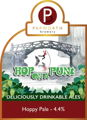 Papworth Brewery Hop on a Punt