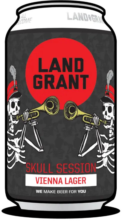 Land Grant Brewing Company Skull Session