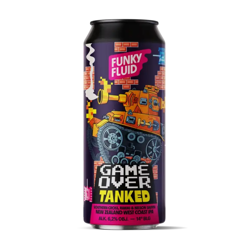 Funky Fluid Game Over: Tanked