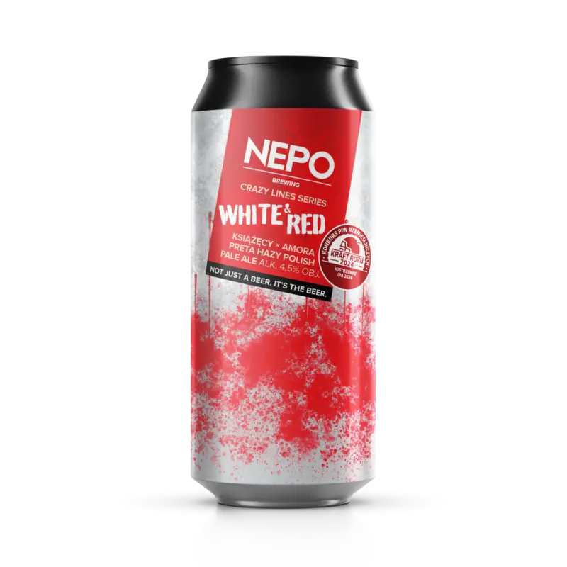 Nepo Brewing Crazy Lines #119 White & Red