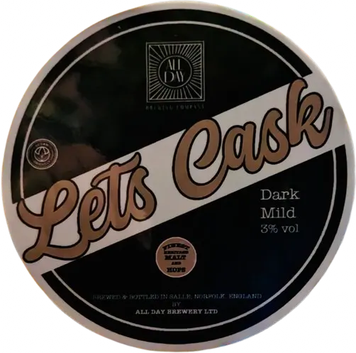 All Day Brewing Co. Let's Cask - Dark Mild
