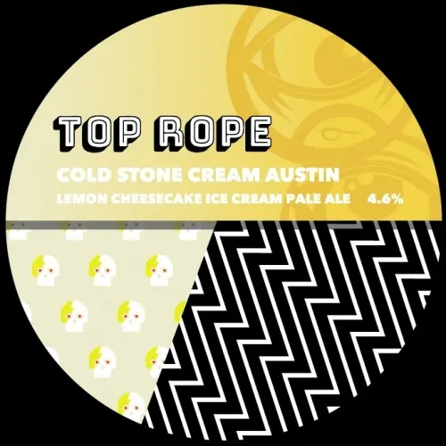 Top Rope Brewing Cold Stone Cream Austin - Lemon Cheesecake