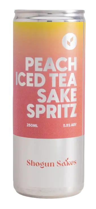 Shogun Sakes Peach Iced Tea Sake Spritz