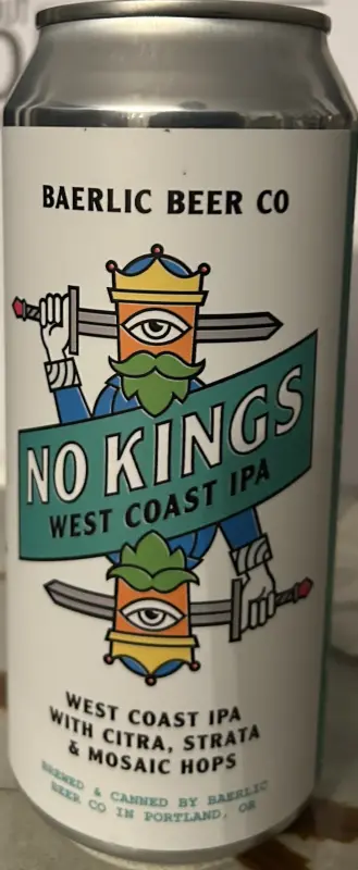 Baerlic Brewing No Kings IPA