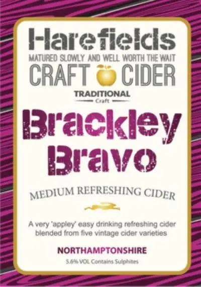 Harefields Craft Cider Brackley Bravo