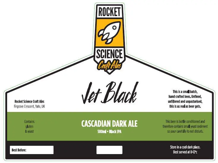 Rocket Science Craft Ales Jet Black