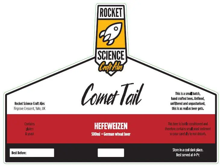 Rocket Science Craft Ales Comet Tail