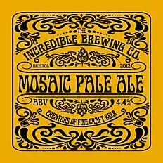 Incredible Brewing Co. Mosaic Pale Ale