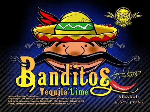 Legenda Sörfozde Banditos Tequila Lime