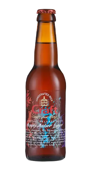 Craft Microbrewery Hoppy Amber Lager
