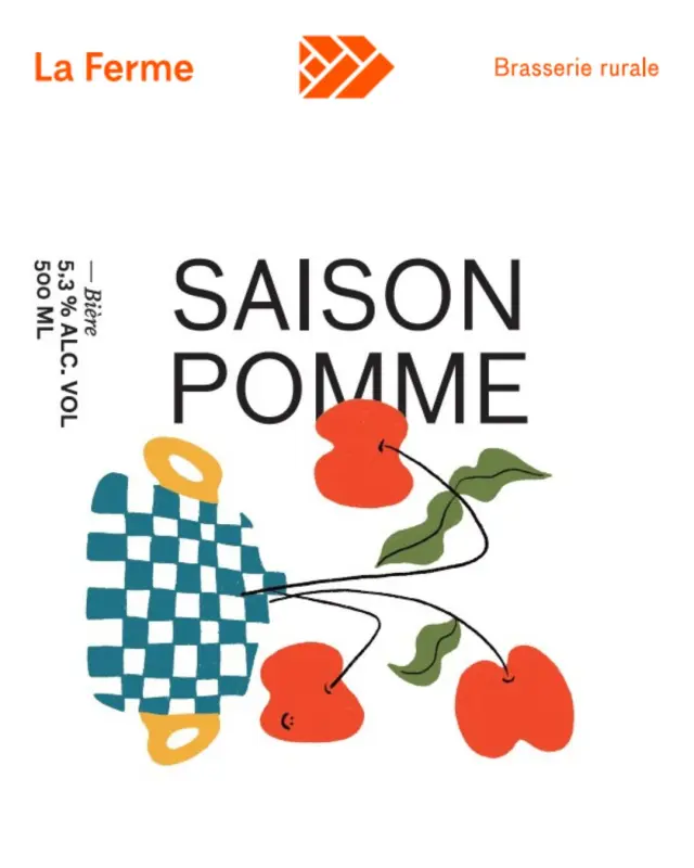 La Ferme Brasserie Rurale Saison Pomme