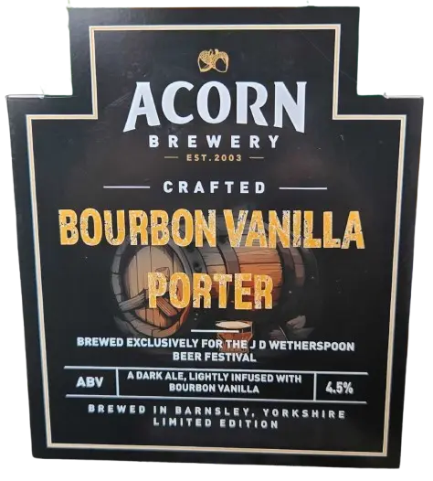 Acorn Brewery Bourbon Vanilla Porter