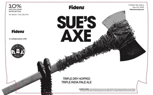Fidens Brewing Company Sue's Axe