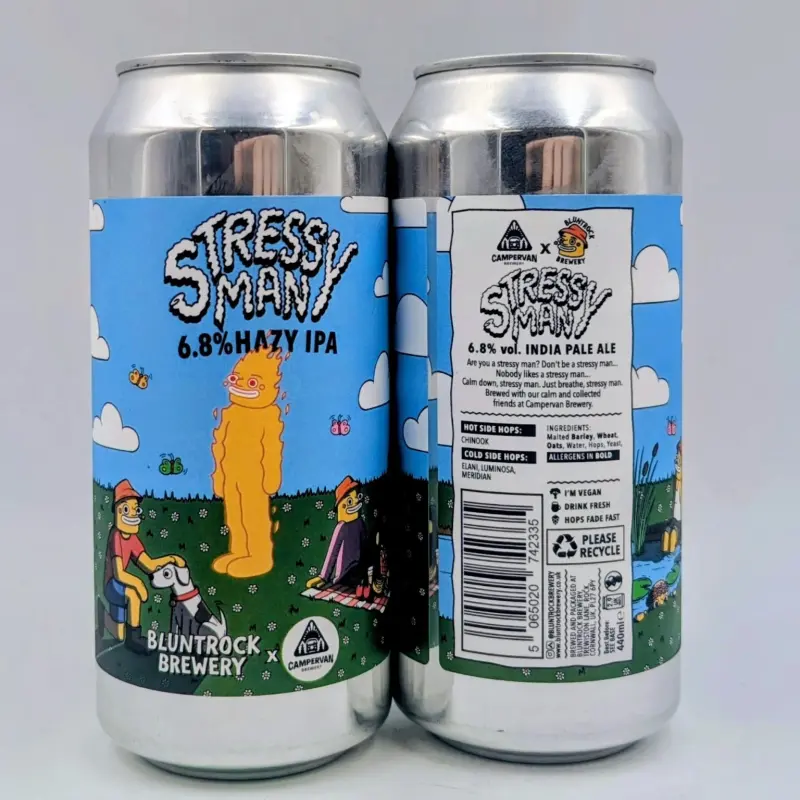 Bluntrock Brewery Stressy Man