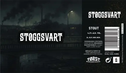 Tørst Mikrobryggeri Støggsvart