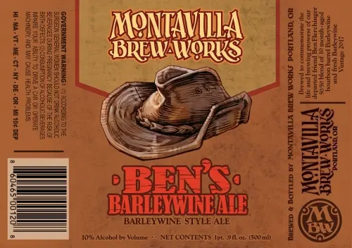 Montavilla Brew Works Ben's Barleywine