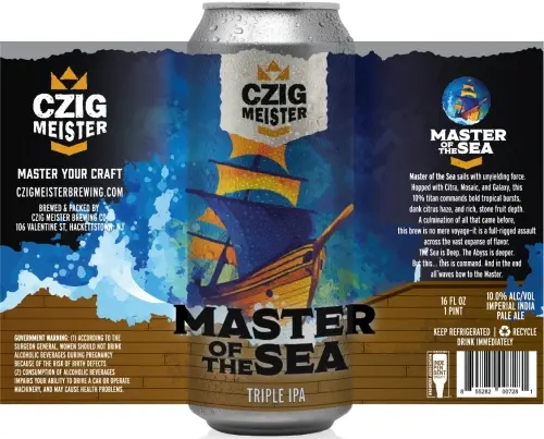 Czig Meister Brewing Company Master of the Seas TIPA