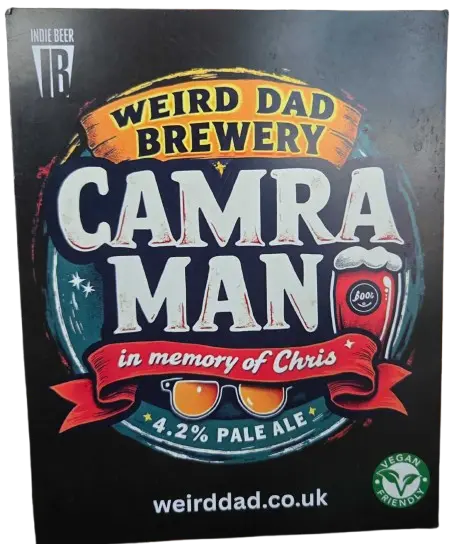 Weird Dad Brewery CAMRA Man