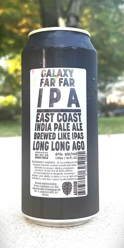 The Druery Brewery Galaxy Far Far IPA
