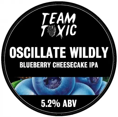 Team Toxic Oscillate Wildly - Blueberry Cheesecake IPA