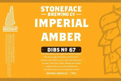 Stoneface Brewing Company Dibs #067: Imperial Amber