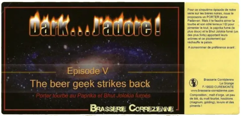 Brasserie Corrézienne Dark J'adore